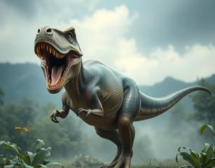 Show Me A T Rex Dinosaure More Realistic Photo