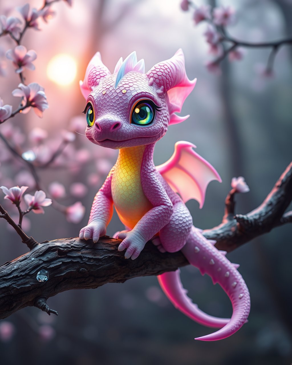 Pink & Purple Dragon